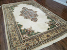 6' X 9' Vintage Handmade India Open Field Tribal Wool Rug Carpet Medallion Nice - Jewel Rugs