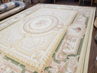 9x12 Handmade Rug Aubusson Rug Aubusson Weave Needlepoint Rug Wool 8'9"x 12'2" - Jewel Rugs