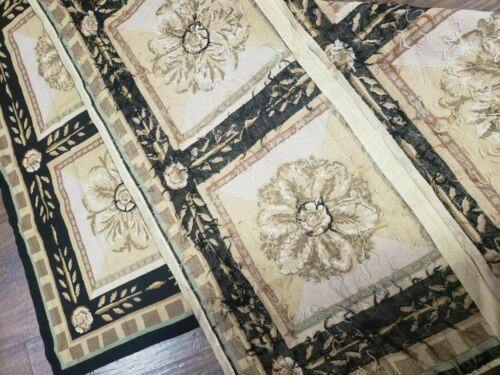 4' X 6' Handmade French Aubusson Savonnerie Garden Design Needlepoint Rug Nice - Jewel Rugs