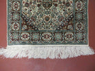 1.5' X 2' Vintage Handmade Fine 100% Silk Turkish Hereke Rug Carpet Nice Small Oriental Carpet - Jewel Rugs