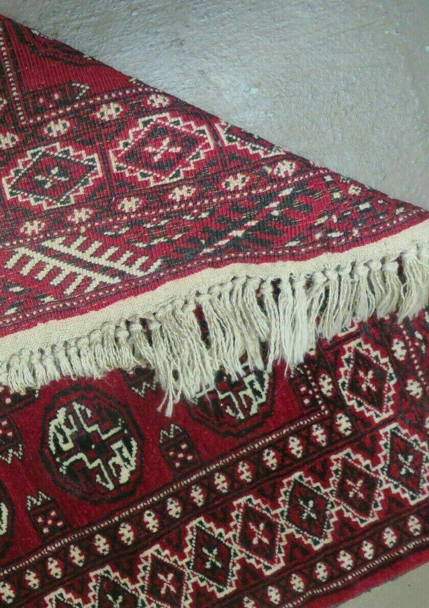 3' X 5' Vintage Handmade Pakistan Bokhara Turkoman Balouch Wool Rug - Jewel Rugs