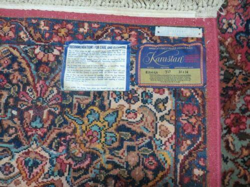 10' X 14' Karastan #700 Multicolor Panel Kirman # 717 Wool Rug American Beauty - Jewel Rugs