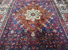 5.5' X 10.5' Antique Handmade Indian Agra Wool Rug Tribal Vegetable Dyes - Jewel Rugs