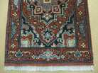 2' X 3' Handmade India Floral Oriental Wool Rug Carpet Vegetable Dye Rusted Red - Jewel Rugs