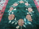 8' X 11' Modern Handmade India Tibetan Wool Rug Decorative Green Nice - Jewel Rugs