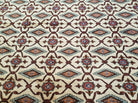 9' 5" X 12' Vintage Handmade Bokhara Turkoman Yamud Pakistan Wool Rug - Jewel Rugs