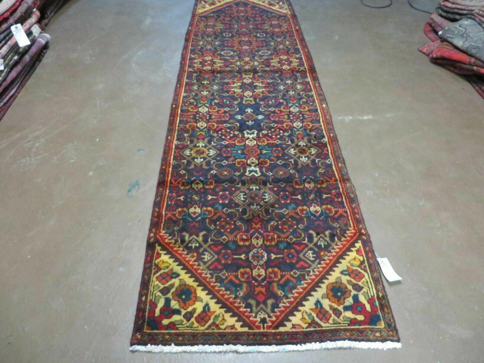 3' X 9' Antique Handmade Turkish Wool Rug Vegy Dyes Runner Nice - Jewel Rugs