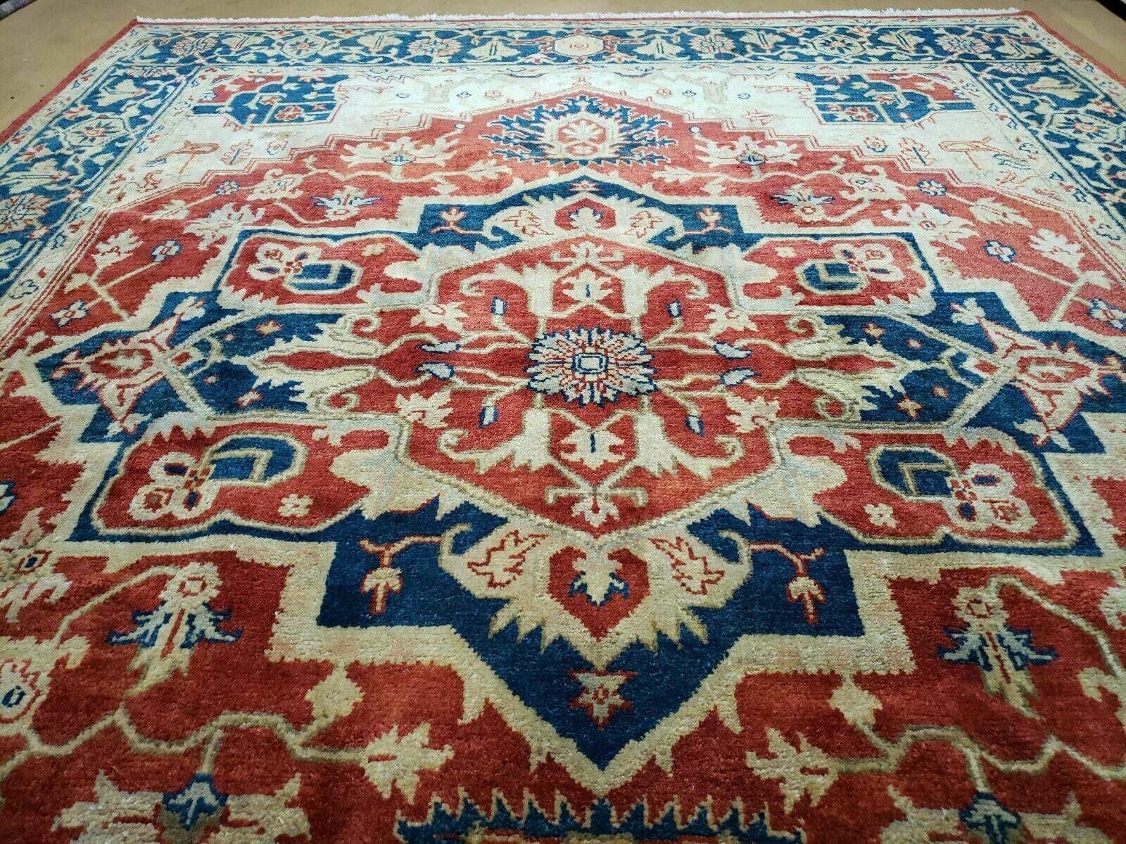 8' X 10' Vintage Handmade Turkish Wool Rug Nice - Jewel Rugs