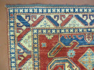 4' X 6' Vintage Handmade Turkish Kazak Pattern Wool Rug Carpet Nice - Jewel Rugs