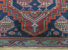 4' X 6' Handmade Caucasian Kazak Karabagh Shirvan Wool Rug Blue Nice - Jewel Rugs