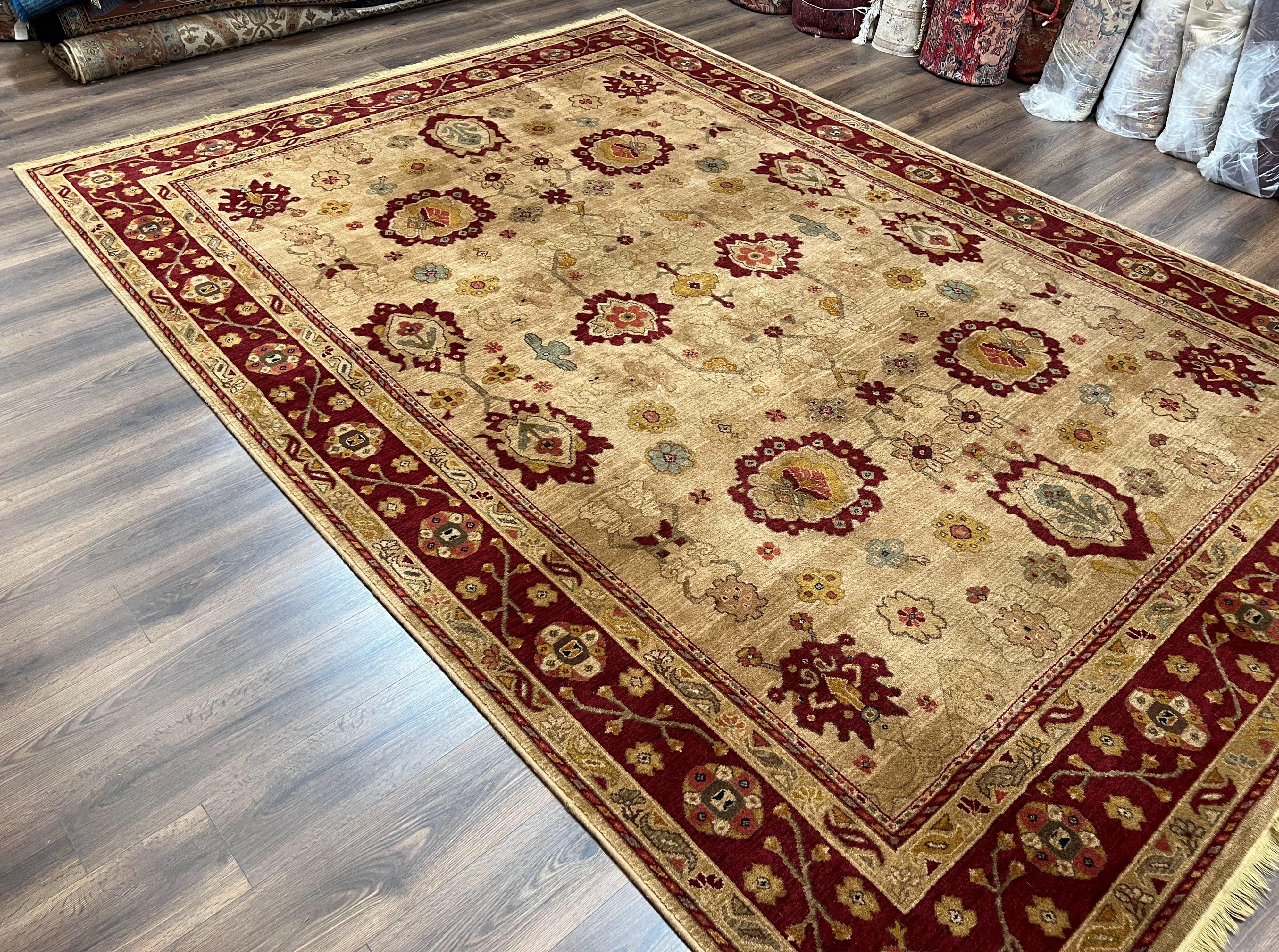 Karastan Rug 8.8 x 12, Antique Legends 2200-203, Karastan Oushak Carpet, Room Sized Wool Area Rug, Discontinued Karastan, Family Room Rug - Jewel Rugs