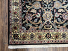 Indo Persian Rug 4x6, Wool Oriental Carpet, Allover Floral Pattern, Shah Abbas Flowers, Handmade Vintage Rug 4 x 6, Indian Rug, Bedroom Rug - Jewel Rugs