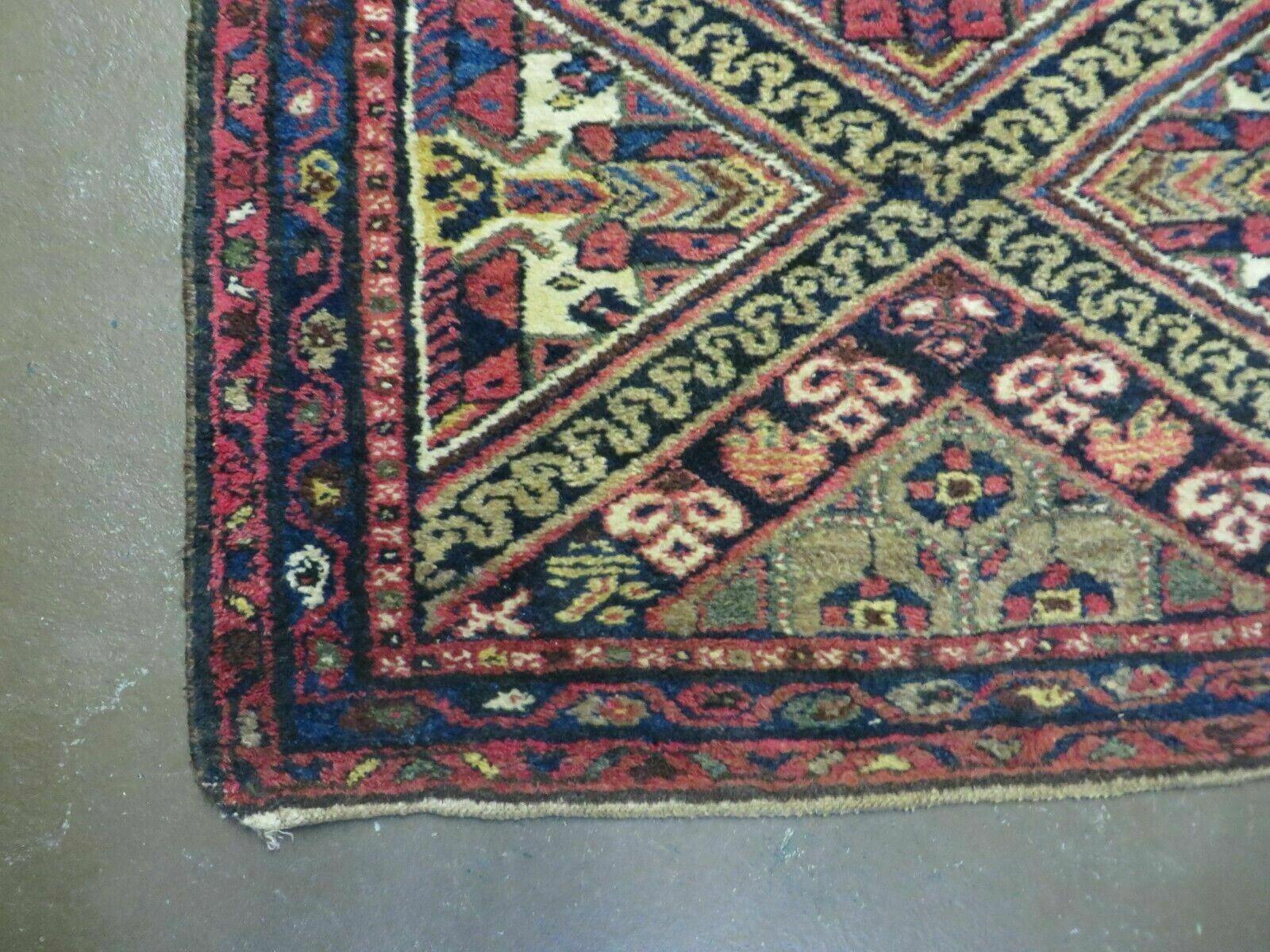 2' 6" X 9' Antique Handmade Turkish Anatolian Wool Runner Rug Nice - Jewel Rugs