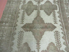 3.5' X 5' Vintage Afghan Handmade Wool Pile & Flat Weave Combination Veg Dyes - Jewel Rugs