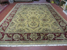 9' X 12' Vintage Handmade India Oriental Jaipur Quality Tea Wash Hand Knotted - Jewel Rugs