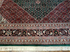 8' X 10' Vintage Handmade India Wool Rug Hand Knotted Carpet Herati Pattern - Jewel Rugs