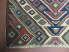 2' 1" X 4' 4" Antique Handmade Bagface Kilim Shirvan Caucasian Wool Rug Nice - Jewel Rugs