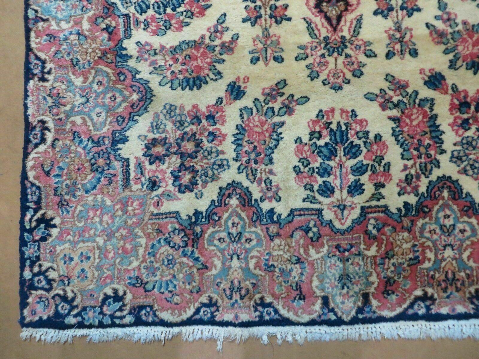 4' X 6' Antique Handmade Indian Floral Oriental Wool Rug Medallion Nice - Jewel Rugs