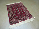 3' X 5' Vintage Handmade Pakistan Bokhara Turkoman Balouch Wool Rug - Jewel Rugs