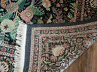 9' X 12' One-Of-A-Kind William Pakistan Oriental Hand-Knotted Wool Green Black - Jewel Rugs