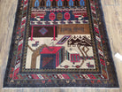 4x6 Handmade Balouch War Afghan Tribal Rug Organic Dyes Tanks Soviet Aggregation - Jewel Rugs