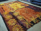 8' X 11' Vintage 1960 Danish Rya Shag DeLuxe Ege Rug Mid-Century Modern Nice - Jewel Rugs