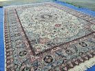 10' X 14' Vintage Handmade Chinese Allover Oriental Wool Rug Silk Accent Carpet - Jewel Rugs