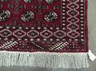 3' X 5' Vintage Handmade Pakistan Bokhara Turkoman Balouch Wool Rug - Jewel Rugs