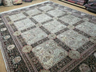 8' X 10' Vintage Ultra Fine Handmade Pakistani Panel Wool Rug Carpet Beige Nice - Jewel Rugs