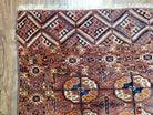 4x7 Antique Yamud Rug Russian Rug Turkoman Rug Fine Weave Rug - Jewel Rugs