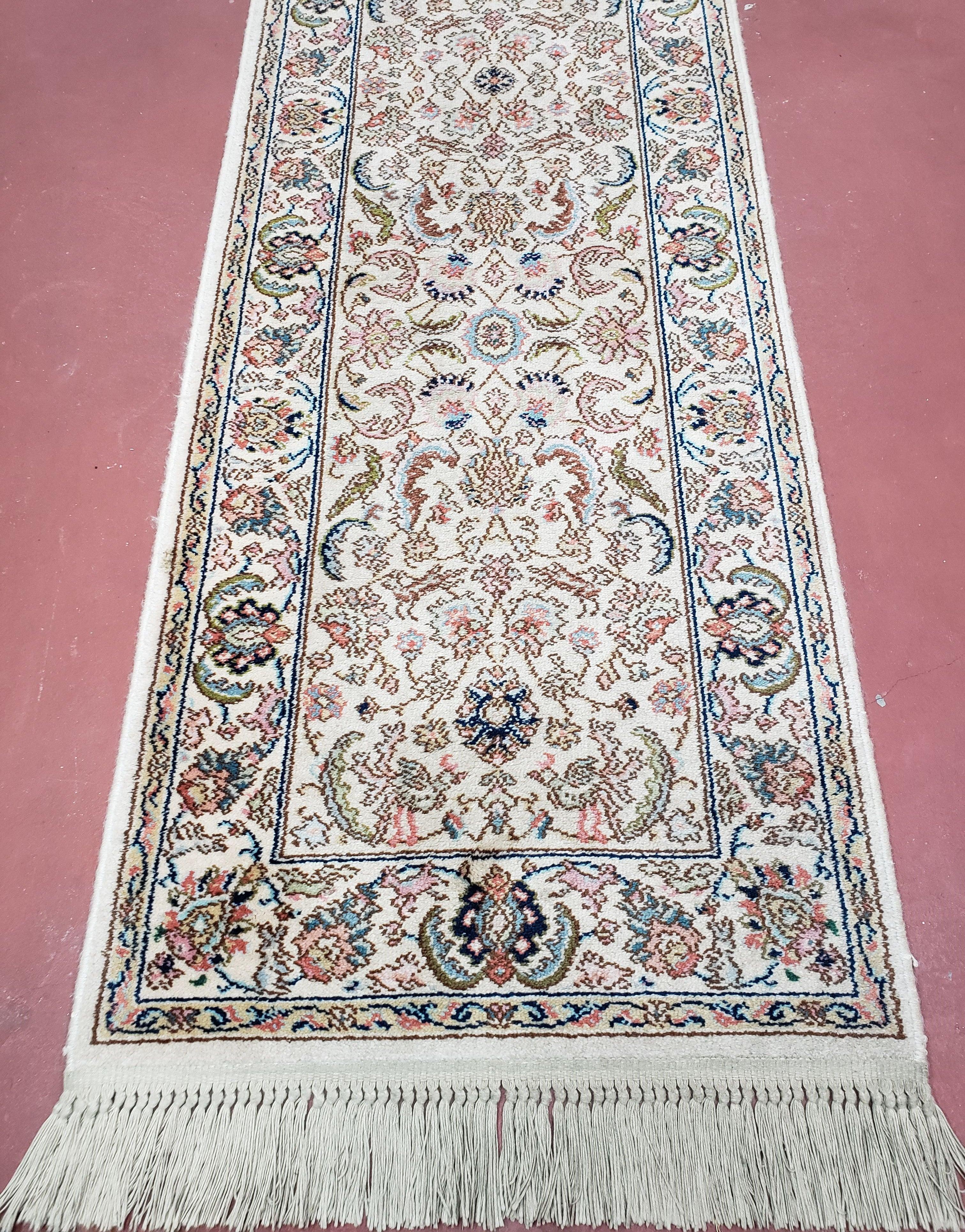 Vintage Karastan Runner Rug 2.6 x 12, Karastan Tabrizz #738, 12ft Long Runner Rug, Wool, USA Made, Discontinued Karastan, Original Karastan - Jewel Rugs