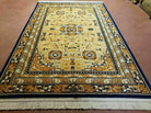 5' 9" X 9' Vintage Karastan Cathay Medallion # 727 American Made Wool Rug Nice - Jewel Rugs