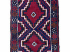 3 X 5 Vintage Handmade Tribal Wool Rug Balouchi Rug Afghan Rug Red Beige Nice - Jewel Rugs