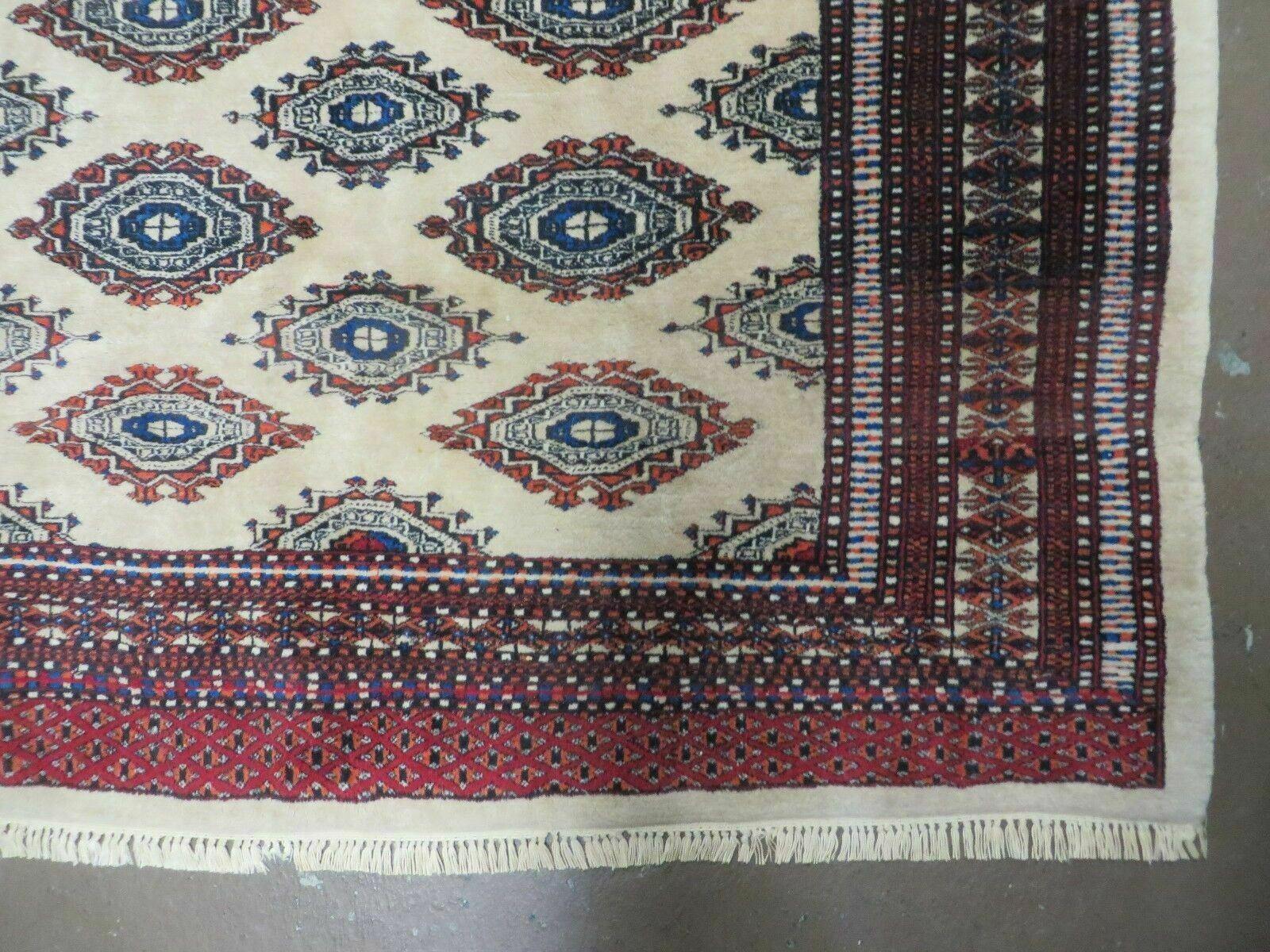 4' X 6' Vintage Handmade Bokhara Turkoman Pakistan Wool Rug Carpet Nice # 534B - Jewel Rugs