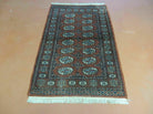 3' X 4' Vintage Handmade Pakistan Turkoman Bokhara Fine Woven Wool Rug - Jewel Rugs