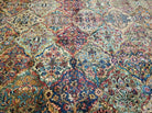 10' X 14' Karastan Multicolor Panel Kirman # 717 Wool Rug American Beauty - Jewel Rugs