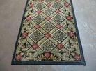 2' X 7'5" Vintage Machine Made Turkish Turkey Rug Runner Leopard Legend Black - Jewel Rugs