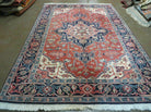 6' X 9' Vintage Handmade Indian Medallion Wool Rug Veg Dyes Nice # M702 - Jewel Rugs