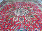 Antique Persian Carpet, Medallion, Mustafi Design, 9'7" x 12' 9" - Jewel Rugs