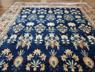 1920s Antique Persian Sarouk Mahajaran Rug, Hand Knotted, Wool, Dark Blue and Red, 8'7" x 11'10' - Jewel Rugs