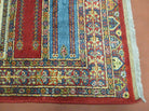 3' X 3' Vintage Machine Made Belgian Belgium Rug Mehrab Prayer Pattern LAHORE Nice - Jewel Rugs