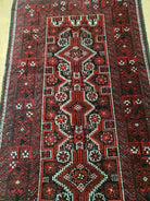 3' X 5' Vintage Handmade Turkoman Bokhara Balouch Woven Wool Rug Nice - Jewel Rugs