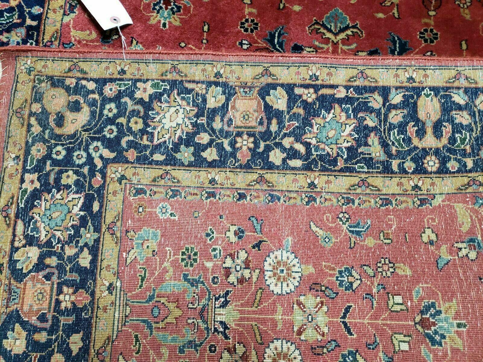 4' X 6' Fine Handmade India Agra Floral Oriental Wool Rug Carpet Beauty Red Wow - Jewel Rugs