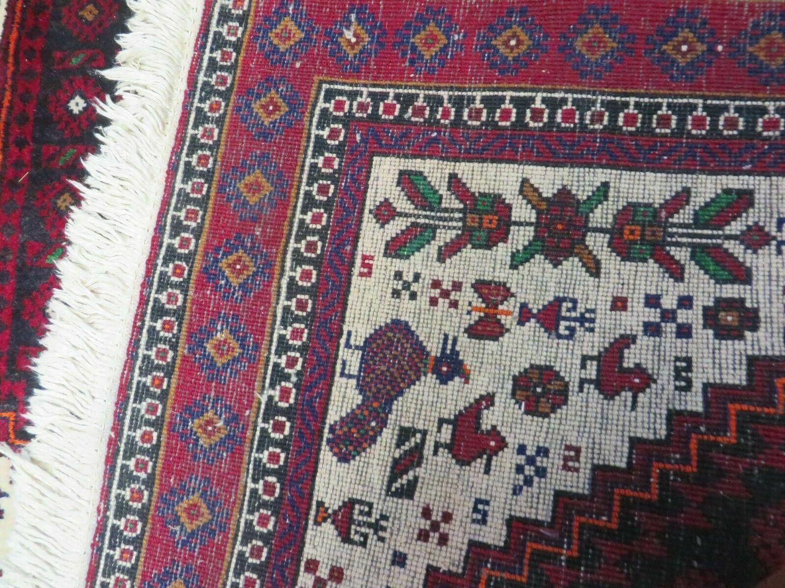 4' X 7' Vintage Handmade Indian Jaipur Rug Bird Carpet - Jewel Rugs