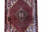 4x6 Antique Rug Handmade Wool Rug Organic Dyes Red Ivory Red Tribal Rug Boho Rug - Jewel Rugs