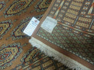 4' 4" X 6' Vintage Handmade Bokhara Turkoman Pakistan Wool Rug Carpet Nice - Jewel Rugs