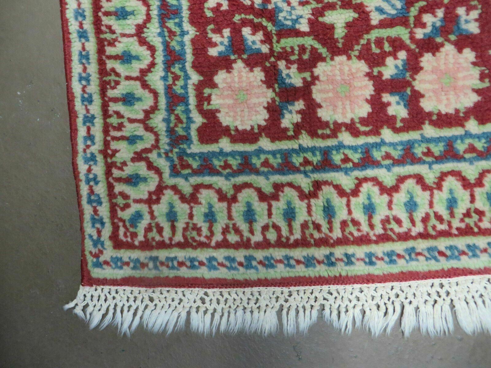 2' X 3' Vintage Handmade Turkish Wool Rug Mat - Jewel Rugs