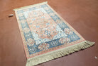 3x5 Karastan Rug, 2.10 x 5 Karastan Carpet Bergama Design #737, Vintage Karastan Wool Area Rug, Small Karastan Rug - Jewel Rugs