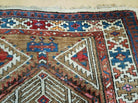 3' 2" X 5' 6" Antique Handmade Turkish Wool Rug Carpet Camel Hair Wow - Jewel Rugs