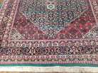 6' X 9' Vintage Authentic Top Quality Handmade Indo Persian Bijar Wool Rug Herati Geometric Pattern Veg Dyes Nice Unique - Jewel Rugs